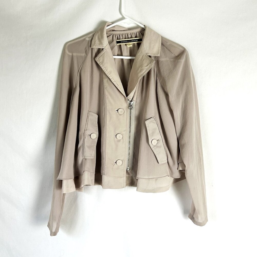 Daughters Of Liberation Willowy Jacket Anthropologie Tan S